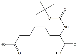 Boc-D-a-aMinosuberic acid Structure