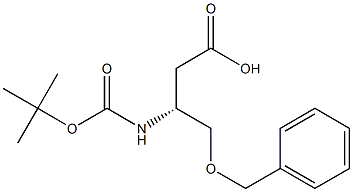Boc-O-benzyl-D-b-hoMoserine Structure