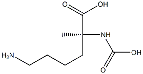 e-N-carboxy[2H2]Methyl-L-Lysine Structure
