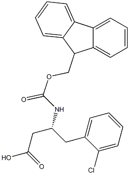 FMoc-2-chloro-L-b-hoMophenylalanine Structure