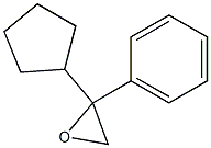 2-环戊基-2-苯基环氧丙烷 结构式