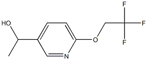 1-(6-(2,2,2-trifluoroethoxy)pyridin-3-yl)ethanol Structure