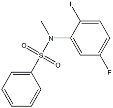 N-(5-Fluoro-2-iodophenyl)-N-methylbenzenesulfonamide Structure