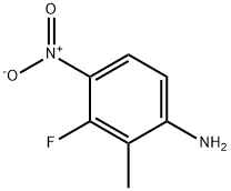 3-Fluoro-2-methyl-4-nitro-phenylamine Struktur