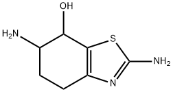 2,6-diamino-4,5,6,7-tetrahydrobenzo[d]thiazol-7-ol, 1001648-75-4, 结构式