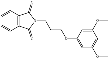 2-(3-(3,5-Dimethoxyphenoxy)Propyl)Isoindoline-1,3-Dione Struktur
