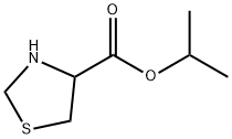 RS-噻唑烷-4-羧酸异丙酯, 1009728-01-1, 结构式