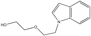 Ethanol,2-[2-(1H-indol-1-yl)ethoxy]- Structure