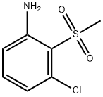 3-氯-2-甲磺酰基苯胺, 1016863-36-7, 结构式