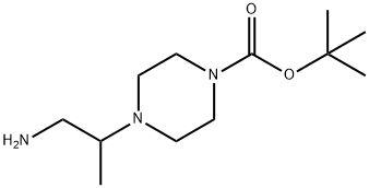 4-(1-氨基丙-2-基)哌嗪-1-羧酸叔丁酯, 1018248-96-8, 结构式