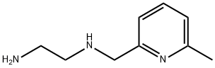 N1-[(6-METHYL-2-PYRIDINYL)METHYL]-1,2-ETHANEDIAMINE 结构式