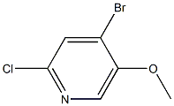 4-Bromo-2-chloro-5-methoxypyridine 结构式