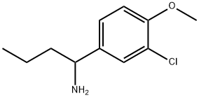 1037159-52-6 1-(3-氯-4-甲基氧基苯基)丁烷-1-胺