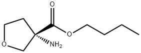 Butyl (S)-3-Aminotetrahydrofuran-3-carboxylate Structure