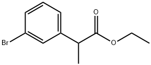Ethyl 2-(3-bromophenyl)propanoate 结构式