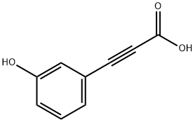 3-(3-hydroxyphenyl)-2-propynoic acid Struktur