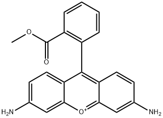 Xanthylium,3,6-diamino-9-[2-(methoxycarbonyl)phenyl]- Structure