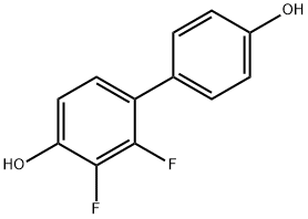 2,3-difluoro-4-(4-hydroxyphenyl)phenol 结构式
