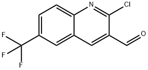 2-氯-6-(三氟甲基)喹啉-3-甲醛, 1057667-20-5, 结构式