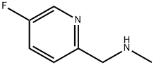 1-(5-Fluoropyridin-2-yl)-N-methylmethanamine Struktur