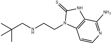 4-amino-1-(2-(neopentylamino)ethyl)-1H-imidazo[4,5-c]pyridine-2(3H)-thione Structure