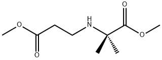 Alanine, N-(3-methoxy-3-oxopropyl)-2-methyl-, methyl ester 结构式