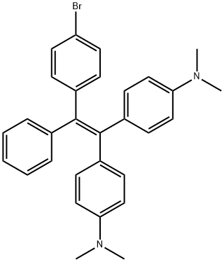 1,2-bis(4-diethylaminophenyl)-1-(4-bromophenyl)-2-phenylethene Structure