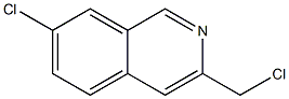 7-氯-3-(氯甲基)异喹啉 结构式