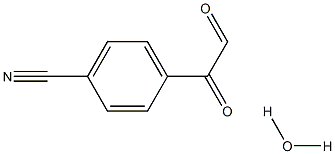4-氰基苯甲酰甲醛水合物 结构式