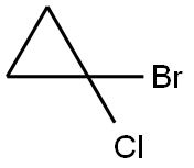 1-溴-1-氯环丙烷,108817-33-0,结构式