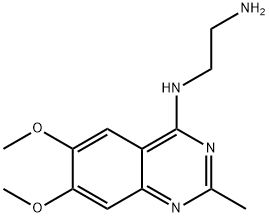 N1-(6,7-二甲氧基-2-甲基喹唑啉-4-基)乙烷-1,2-二胺, 1092460-56-4, 结构式