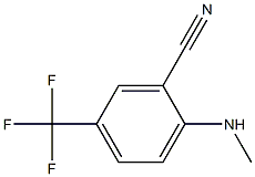 2-(Methylamino)-5-(trifluoromethyl)benzonitrile Struktur