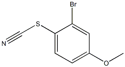Thiocyanic acid, 2-bromo-4-methoxyphenyl ester Struktur