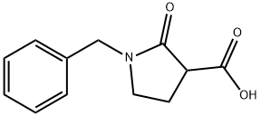 1-苄基-2-氧代吡咯烷-3-羧酸, 109859-99-6, 结构式
