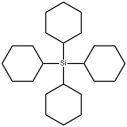 Silane, tetracyclohexyl- Structure