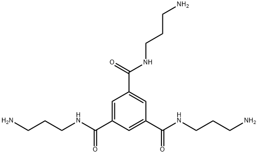 1,3,5-Benzenetricarboxamide, N1,N3,N5-tris(3-aminopropyl)- Struktur