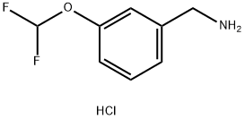 1-[3-(Difluoromethoxy)phenyl]methanamine hydrochloride Struktur