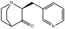 (S)-2-(pyridin-3-ylmethyl)quinuclidin-3-one 结构式