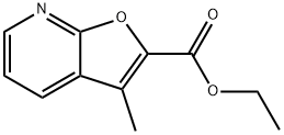 3-甲基呋喃并[2,3-B]吡啶-2-羧酸乙酯, 1125674-06-7, 结构式