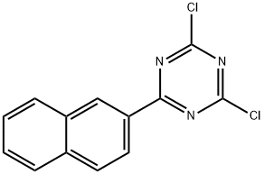 2,4-Dichloro-6-naphthalen-2-yl-[1,3,5]triazine Structure