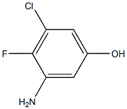 苯酚,3-氨基-5-氯-4-氟 - 结构式