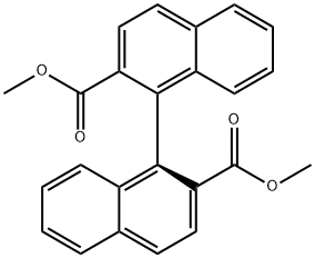 S-[1,1'-Binaphthalene]-2,2'-dicarboxylic acid 2,2'-dimethyl ester 结构式