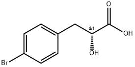 (R)-3-(4-Bromophenyl)-2-hydroxypropionic Acid Structure