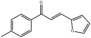 (2E)-3-(furan-2-yl)-1-(4-methylphenyl)prop-2-en-1-one Struktur