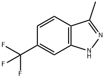 3-Methyl-6-(trifluoromethyl)-1H-indazole Struktur