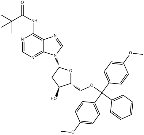5'-DMT-PIV-DA,114745-11-8,结构式