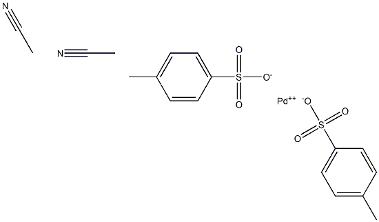 双(乙腈)钯(II)对甲苯磺酸盐,114757-66-3,结构式