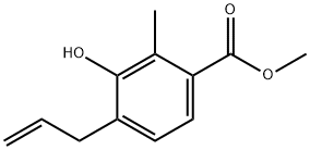 4-烯丙基-3-羟基-2-甲基苯甲酸甲酯, 1149388-00-0, 结构式
