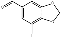 7-碘苯并[D][1,3]二氧戊环-5-甲醛, 1152538-80-1, 结构式