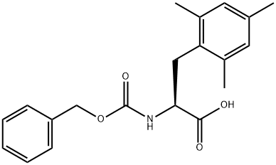 N-CBZ-L-2,4,6-三甲基苯丙氨酸, 1152572-09-2, 结构式